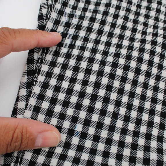 Lowry's Farm Black & White Checker Cropped Jeans – Women’s XS - Picture 5 of 6